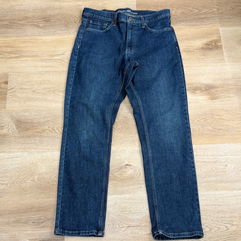 Eddie Bauer Dark Wash Straight Leg  Jeans Mens 32x30 Gorpcore EUC